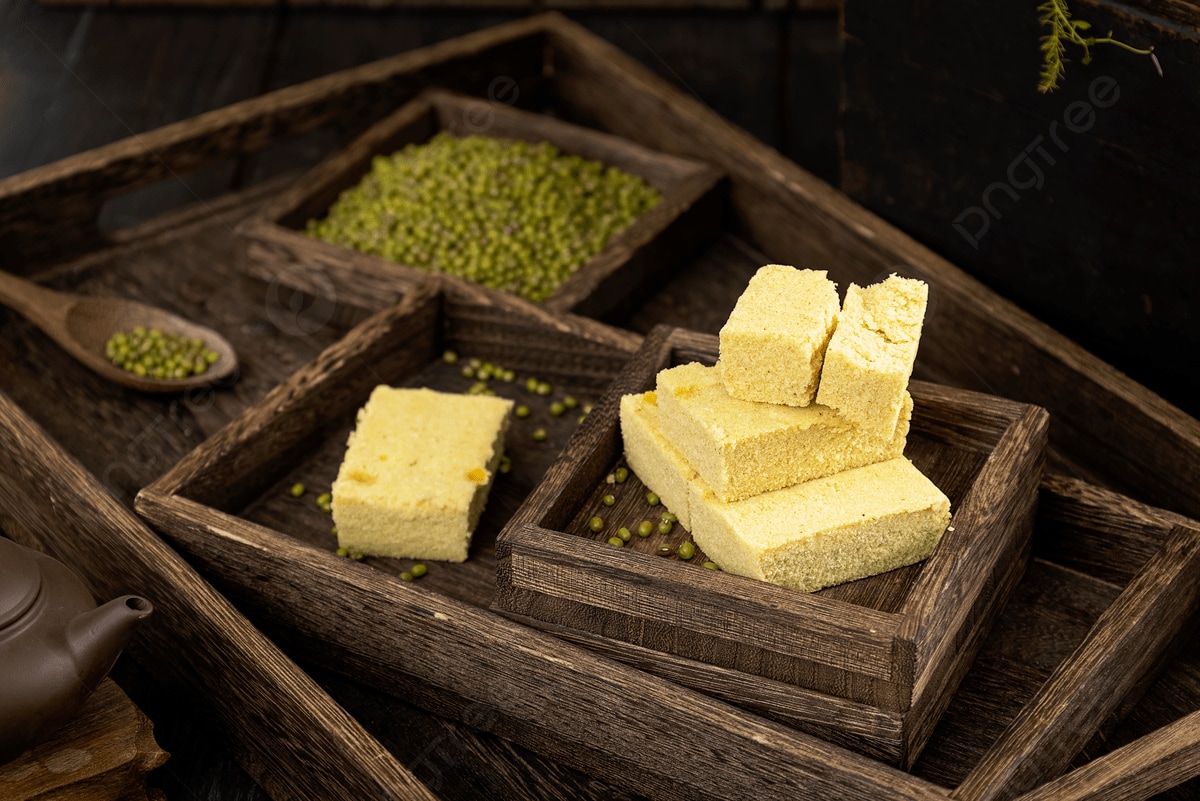 Banh dau xanh is a delicate Vietnamese mung bean cake with a smooth, crumbly texture and mildly sweet, nutty flavor 